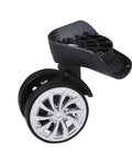 Swivel Replacement Luggage Wheel Set Two Pack 2.2 Inch Heavy Duty Nylon Poly Plastic Castors For Suitcases And Strollers