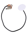 3 Pack Piezo Guitar Pickup Transducers With 0.25 Inch Output Jack For Guitar And Violin, circular sensor with cable