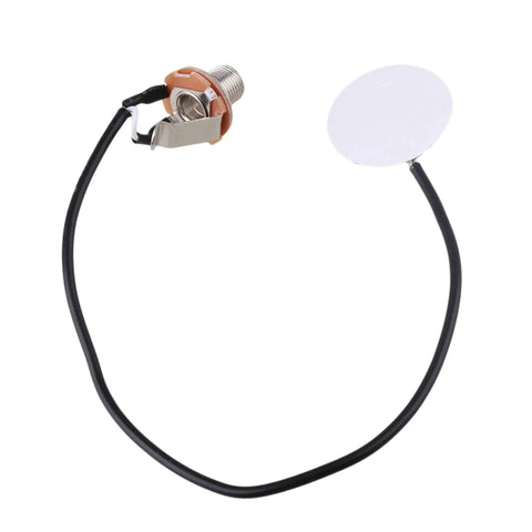 3 Pack Piezo Guitar Pickup Transducers With 0.25 Inch Output Jack For Guitar And Violin, circular sensor with cable
