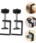 Outdoor Furniture Clips For Rattan And Wicker Chairs 2 Pack Sturdy Patio Sofa Fasteners Easy Install Clip To Stop Movement And Wobble Keeps Sections Secure On Garden Lounge Sets shown with close-up installation views.