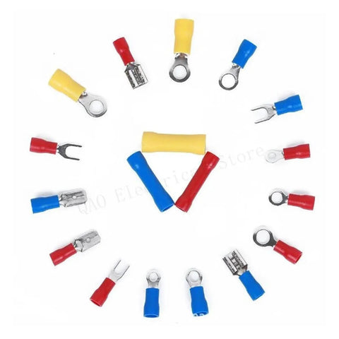 Get These Awesome 1200pcs Electrical Connectors With Insulated Crimp Terminals Perfect For Any Mixed Assorted Lug Kit Featuring Ring Fork Spade And Butt Connector Sets To Fix Your Wiring In A Flash, assorted insulated crimp terminals