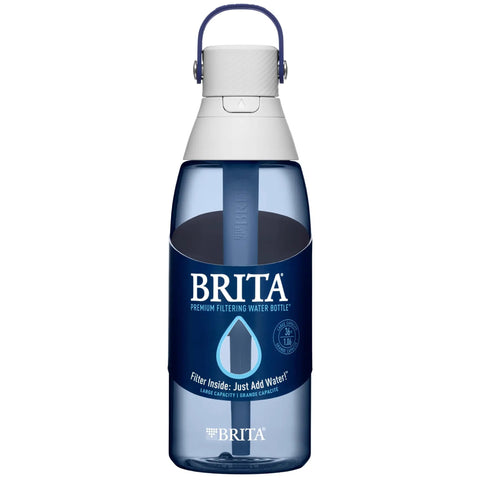 Night Sky 36 Oz Hard Sided Water Bottle With Built In Filter BPA Free And Reusable Reduces Chlorine Taste And Odor For Fresh Sips