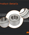 Product details of Pair Front Wheel Hub Bearings for 2010-2015 Lexus RX350, RX450h, 2008-2019 Toyota Highlander, Sienna.