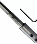 Forstner Drill Bit Extension 4.5 Inch Long With Three Eighth Inch Hex Shank Extends Drilling Depth To Three And A Quarter Inches