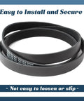 Top Grade Esttlamer Engine Serpentine Drive Belt Fits Honda Accord 2.4L V6 L4 Models with durable EPDM material.