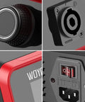Closeup of Powerful 1500W Paintless Dent Repair Machine With Magnetic Induction Hot Box, showing control knobs and connectors.