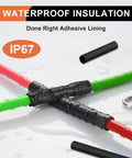 Heavy Duty Heat Shrink Tubing Kit For Wires With Three To One Shrink Ratio Marine Grade Dual Wall Adhesive Liner Black