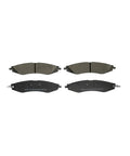 Ceramic Front Disc Brake Pad Set For Chevy Spark Daily Driver Ready, OE Style Fit, Quiet Operation With Three Layer Shim To Kill Squeal