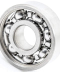Heavy Duty 100 Pack 608 Open Deep Groove Radial Ball Bearing, 8Mm X 22Mm X 7Mm, designed for smooth rolling in skates and longboards.