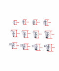 Must-Have Dope Grease Nipple Assortment Kit with 400 pcs, various sizes labeled, for hydraulic and marine machinery use.
