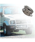 Full Size Mechanical Diff Locker With 26 Spline Axles Built For Serious Rock Crawling And Mud Pit Runs featuring a close-up of the locker against an off-road vehicle.