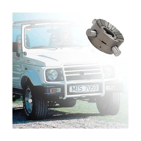Full Size Mechanical Diff Locker With 26 Spline Axles Built For Serious Rock Crawling And Mud Pit Runs featuring a close-up of the locker against an off-road vehicle.