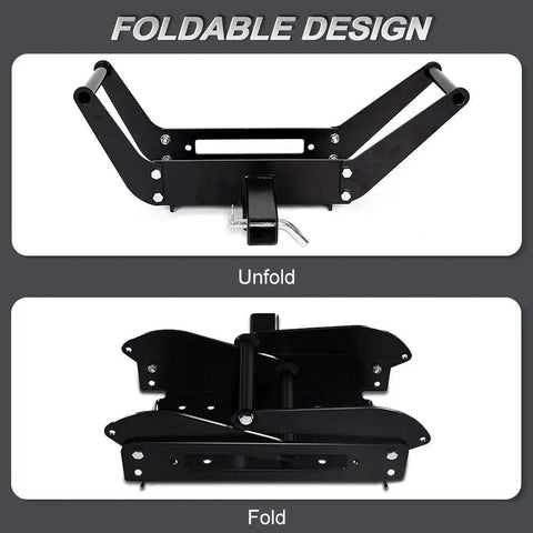 Beefy Heavy Duty Winch Mounting Plate For 1987 2006 Wrangler TJ LJ YJ Universal 36 Inch Fit Built To Handle 8000 To 13000 Pound Winches
