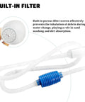Heavy Duty Manual Gas Siphon Pump With Flexible Hose For Quick Truck And Suv Fuel Transfer And No Hassle Diesel Oil Drain Tool That Gets Her Done For Everyday Drivers On The Go with built-in filter for debris prevention.