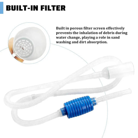 Heavy Duty Manual Gas Siphon Pump With Flexible Hose For Quick Truck And Suv Fuel Transfer And No Hassle Diesel Oil Drain Tool That Gets Her Done For Everyday Drivers On The Go with built-in filter for debris prevention.