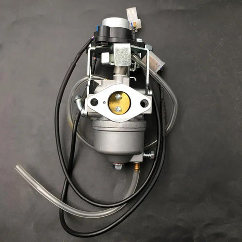 Top view of Carburetor For Champion Generator 3100 To 3500 Watt With Electric Choke And Two Step Motor, OEM Huayi Replacement