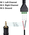 Leave The Soldering Iron Alone With This Plug And Play 3.5 Millimeter Stereo Audio Male Jack Adapter pin layout diagram.