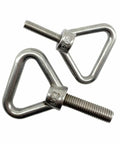 Triangle Lifting Eyebolt 8mm Thread 30mm Long Shank 304 Stainless Steel Anti Corrosion Wear Resistant Heavy Duty Tough As Nails Lifting Eye Bolts For Machines Marine Indoor Outdoor Use 4 Pack
