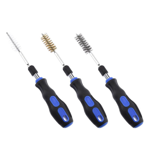 Wire Brush Drill Attachments With One Quarter Inch Hex Shank For Power Drill Or Die Grinder 38 Piece SAE And MM Brush Set