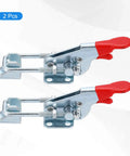 2 Pack Toggle Latch Clamp 40323 Heavy Duty Adjustable M5 X 30mm Quick Release 400lbs Holding Capacity Galvanized Iron Clamp for Smoker Lids Jigs Tool Boxes Cases, two clamps