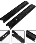 Two Pack Stainless Steel Drawer Slides With Ball Bearing Damping Thickened Tracks for Quiet Smooth Sliding in Cabinets and Dressers