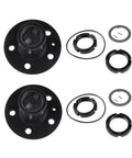 2Pack 4WD Manual Locking Hubs 29071 Replacement For Ford Ranger Explorer Mazda Navajo 1990-1994 With 27 Spline Outer Axle