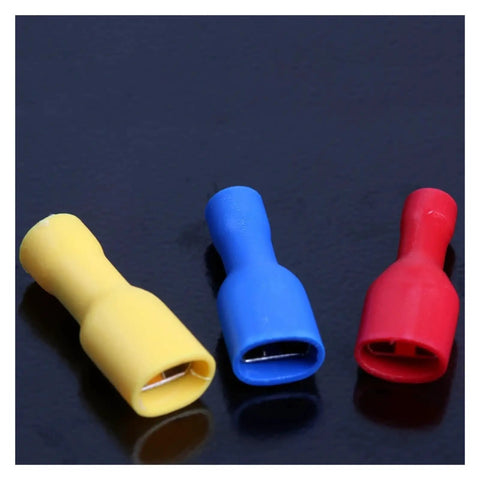 Top Shred 300 Piece Electrical Crimp Terminals Insulated Spade Wire Connectors Kits In Box Perfect For All Your DIY Wiring Jobs And Auto Repairs Without The Brand Name Bloat, yellow blue red