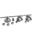 Beefed Up Differential Assembly And Aluminum Main Drive Shaft Kit For 1 To 10 Scale 9125 RC Trucks Includes 2x 25-ZJ06 Differentials