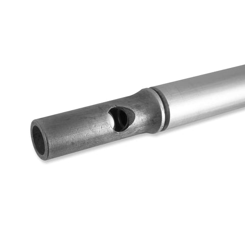 Close-up of XtraThrust Safety Air Gun With 24 Inch Aluminum Extension Pistol Grip OSHA Compliant Nozzle, focusing on metal extension tip