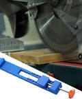 Adjustable Machine Rail For Circular Saws With Secure Locking Mechanism shown with circular saw cutting wood for precise milling.