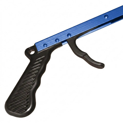 26 Inch Reacher Grabber Tool Set Of 2 With Aluminum Frame, 3 Inch Wide Jaw And Magnetic Tip, Lightweight Rust Proof Construction, Ergonomic Handle, Blue For Quick Grabs And Easy Pickup And Retrieval