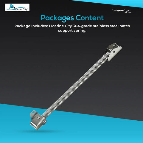 304 Stainless Steel Hatch Lid Support Spring Holder Built Tough For Yachts Campers Hatches And Doors product image