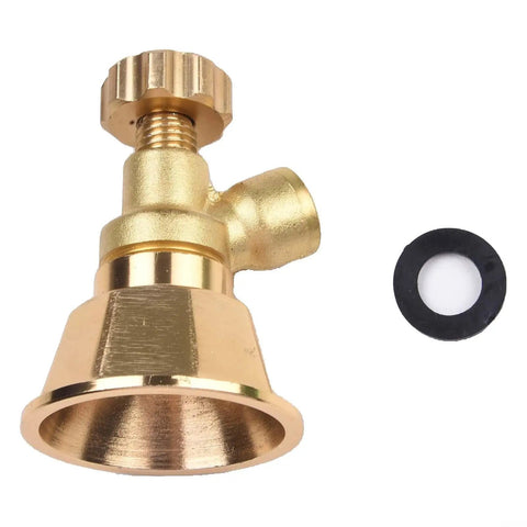 Built Tough Aluminum Sprinkler Head With Adjustable Spray Modes For Farm Irrigation And Garden Watering, Gold Finish, durable use