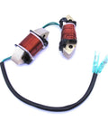 Direct Replacement Coil 855944T01 For Mercury Mariner Outboard Engine 8HP 9.9HP Replaces OEM 855944T01 shown with connectors
