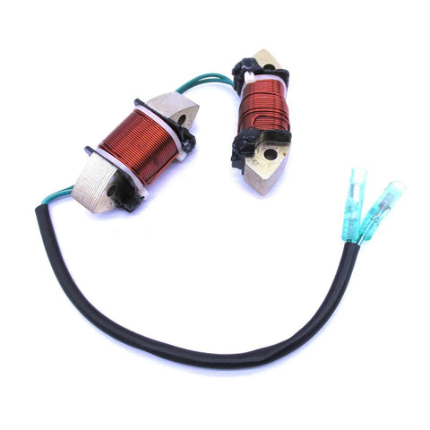 Direct Replacement Coil 855944T01 For Mercury Mariner Outboard Engine 8HP 9.9HP Replaces OEM 855944T01 shown with connectors