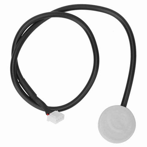 No Touch Ultrasonic Liquid Level Sensor For Household Appliances With Switching Output And 2 MHz Probe, DC 10 To 36V, Detects Liquids Without Contact, Wide 50 To 2000mm Range, DS1603NF, shown in black cable and probe
