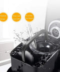 Water tank of Bean To Cup Coffee Machine With Automatic Grinder And Integrated Espresso Maker showing removable design and water flow.