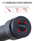 Must Have 3PC Deep Socket Set For Auto Work Cr Mo Steel Impact Sockets 1/2 Inch Drive Hex Nut Tool Kit 17 19 21mm Wheel Tire Protection Heavy Duty Gear Up Your Garage Today. 1/2-inch deep socket opening, 12.5mm square drive, for ratchet, electric, and impact wrench