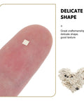 2 Packs Silver Soldering Sheets For Jewelry Make Secure Joints 0.08X0.08 Inch soft chip on fingertip for precise jewelry work.