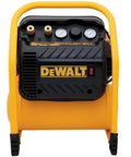 Quiet Portable Nail Gun Air Compressor with 2.5 Gallon Tank, 200 PSI Max, oil-free pump displayed front view with gauges