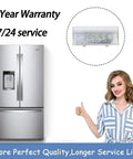 Freezer Light Replacement Bulb W10515057 Fits Wrs325fdam02 And 1064 1065 Series shown with refrigerator and happy customer