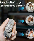 Solid Metal Fidget Slider For Adults, Totally Snappy Antistress Edc Toy That Helps You Zone In And Blow Off Steam. Premium Desk Accessory in hand.