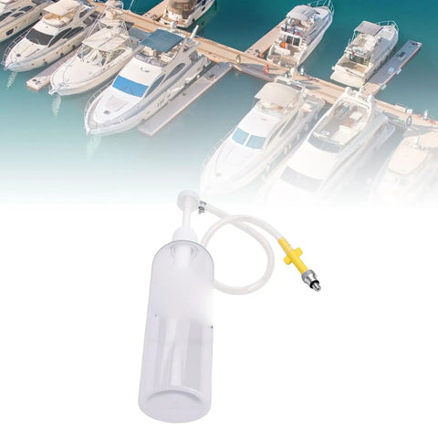 Haofy Outboard Gearcase Oil Transfer Pump 900ml Hand Press With Seals And Washers Direct Replacement For Yamaha Engines Clear Viewing Window Prevents Overfilling And Underfilling During Winter Storage Maintenance Tasks