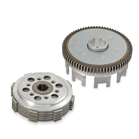 High Performance 6 Plate Clutch Assembly For CG150 CG175 CG200 CG250 Tricycle Motorcycle ATV Manual 6 Speed Transmission Replacement