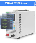Programmable DC Electronic Load Tester for Batteries and Power Testing, One Channel Lab Grade Tool with Heavy Duty Aluminum Frame and Premium PCB Construction, Durable and Accurate Load Simulation for Battery Quality Checks, 2.8-inch TFT LCD screen