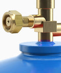 Beefy Acetylene Gas Cylinder To Regulator Adapter Brass Connector For CGA-200 CGA-300 CGA-510 CGA-520 Welding Gear