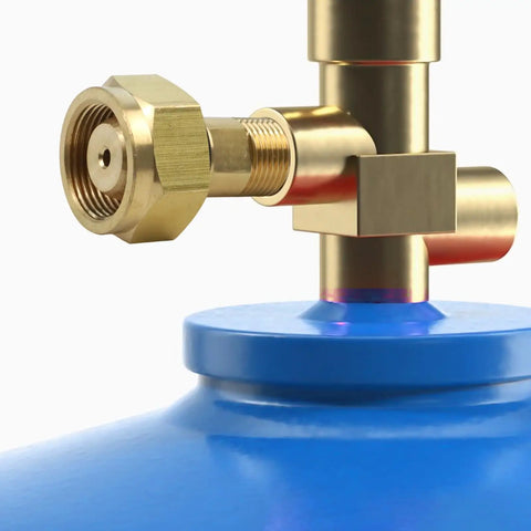 Beefy Acetylene Gas Cylinder To Regulator Adapter Brass Connector For CGA-200 CGA-300 CGA-510 CGA-520 Welding Gear
