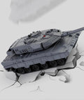 Two Point Four Gigahertz Mini RC Tank Toy With LED Lights Rotating Turret One To Sixty Four Scale Off Road Grippy Tracks