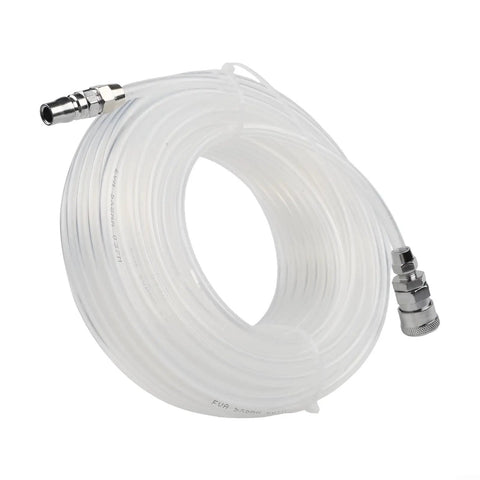 Killer Heavy Duty Pneumatic Air Hose 5X8mm EVA Tube With Quick Connector For Compressor High Pressure Resistant Straight Pipe 10m Or 20m Length Durable Clear Piping Setup For Pro Power Tools Shop Jobs That Handle Gnarly Tasks No Drama Or Failures, coiled