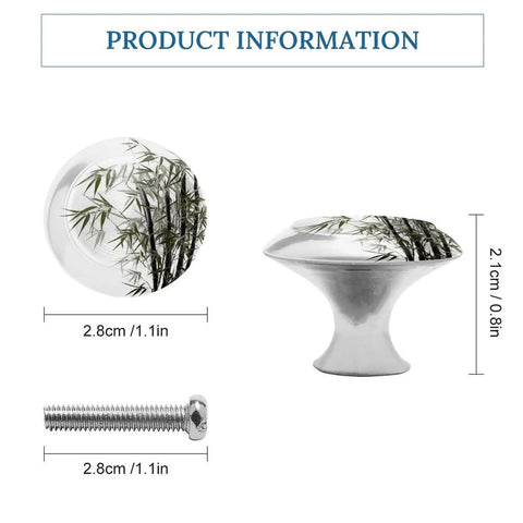 2 Pack Round Cabinet Knobs Stainless Steel Drawer Pulls One Point One Inch Rust Resistant Kitchen Handles Closet Doors Built Tough As A Tank Zero Sweat Install Smooth Grip Action, includes dimensions and screw.